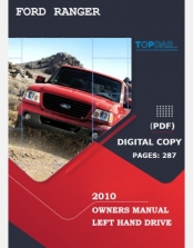 FORD RANGER 2010 OWNERS MANUAL